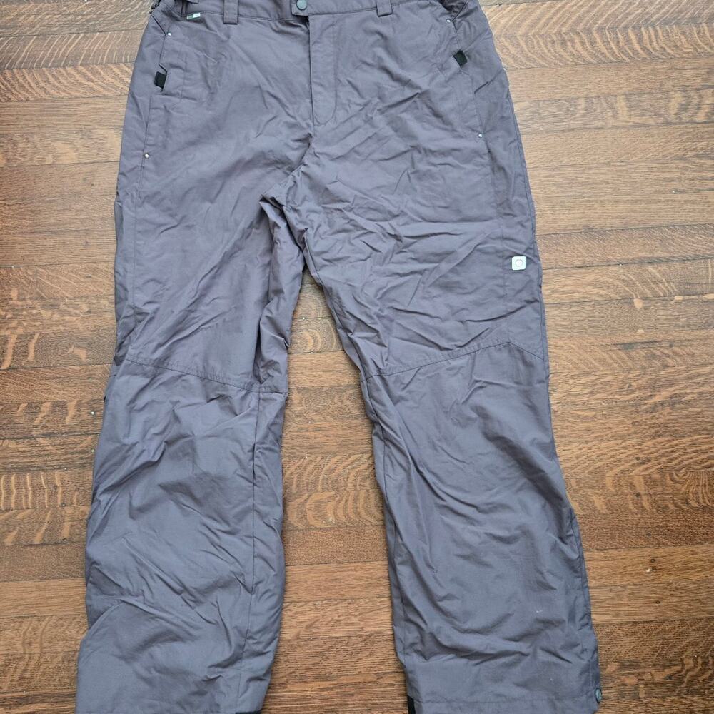 Columbia Convert Base TRX Men's Large Gray Waterproof Snow Ski Snowboard Pants P